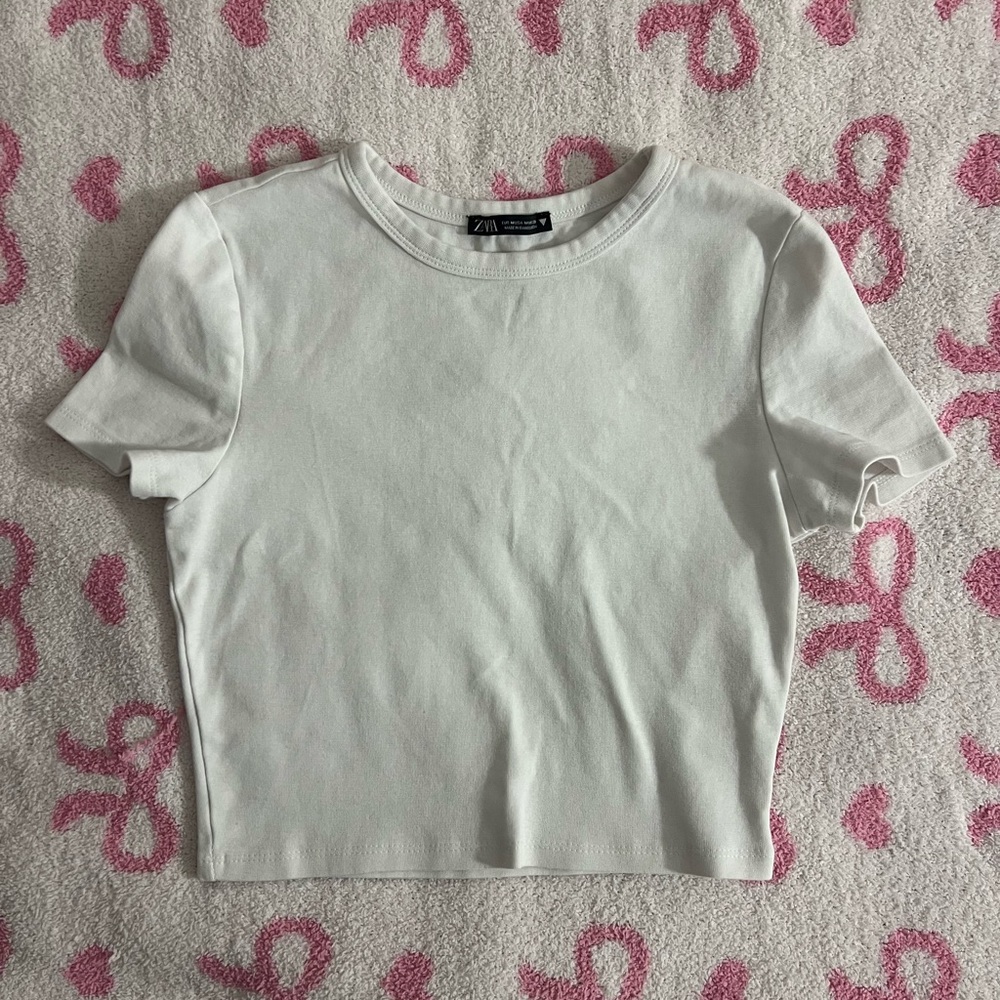 Zara white t shirt